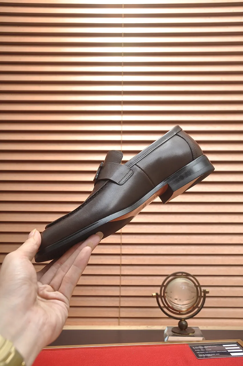 Men's shoes💰520💶[HERMES] (cowhide lining)🍀Italian top luxury🍀He does not pursue novel styles and gorgeous colors, but attracts the favor of successful men with his flawless, elegant and classic style. Formal leather shoes This very comfortable, simple and stable style allows you to easily match any style! The pattern is absolutely 1:1 refined from the original case, and we strive for excellence in materials, imported cowhide + cowhide lining💪💪💪extraordinary texture👍! .Code number: 38-45 (45 customized)